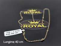 Bijuteria Royal: Lant aur 14k/1.27 gr