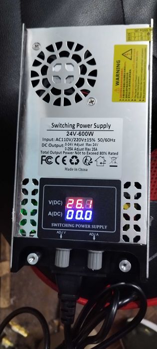 Импулсно power supply 12V 50A 600W трансформатор AC към DC