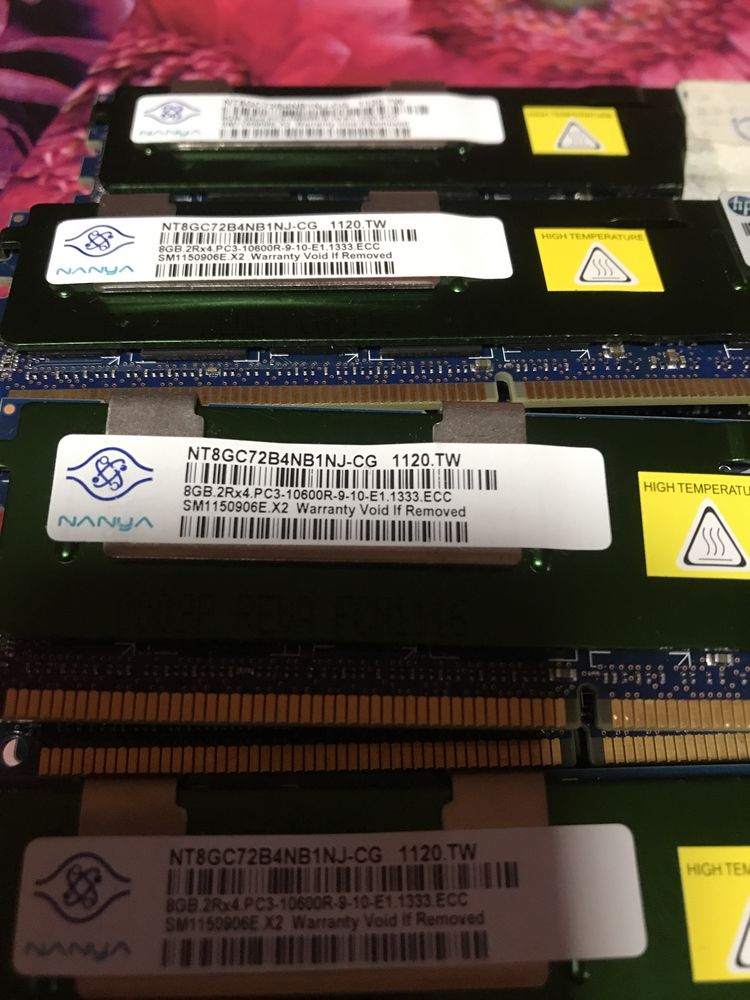 Memorie Server 8 GB 2Rx4 PC3-10600R DDR3-1333 REG ECC - HP