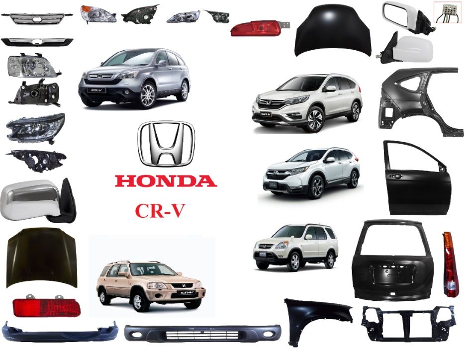 Кузовные детали, капот фара бампер решетка Honda CR-V