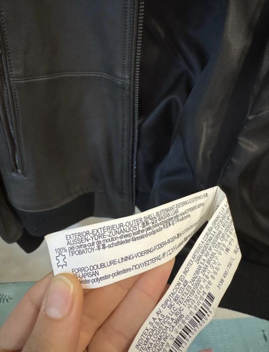 Geaca ZARA MAN din piele naturala