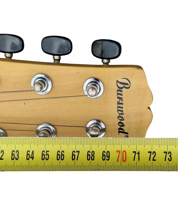 Chitară Electrică Burswood 30” Mini  Black In-Built Speaker 9V 1/4