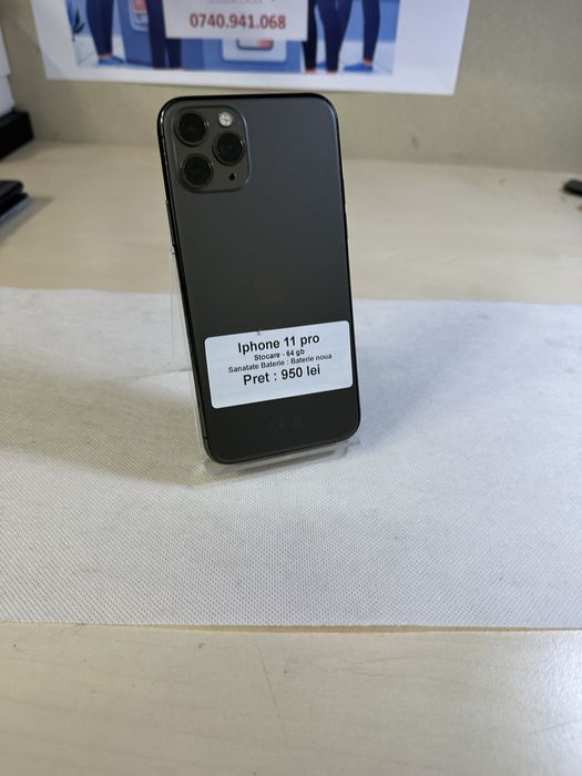 Iphone 11 pro / 64 gb / baterie noua