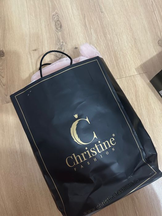 Официална розова рокля