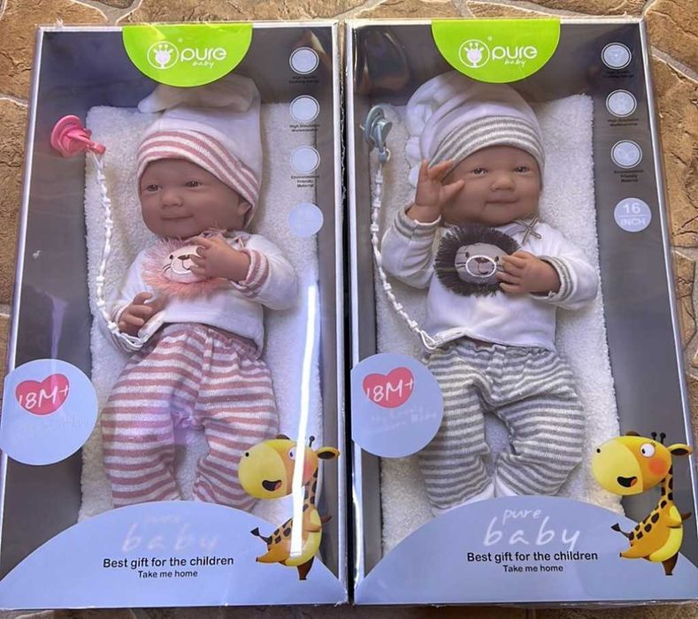 Реалистично бебе с реални размери 48см