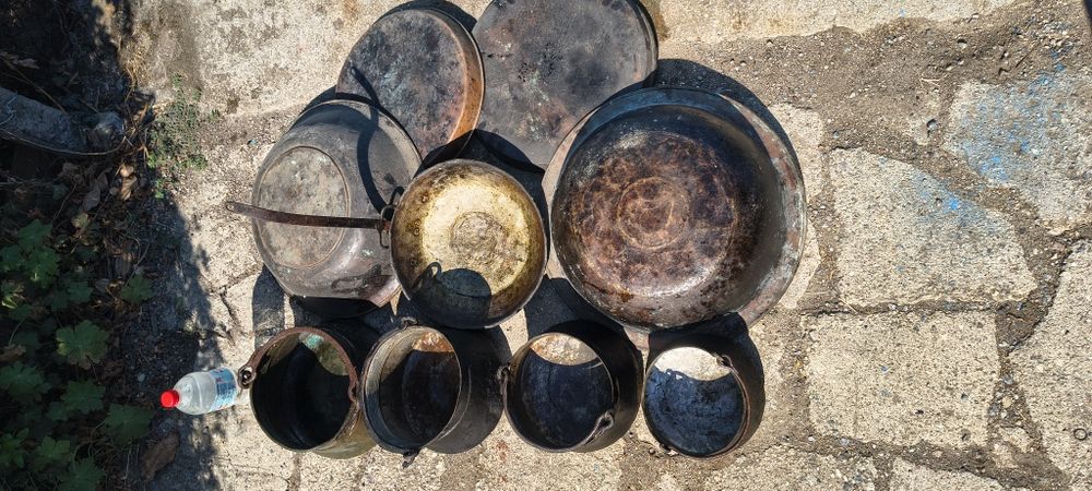 Стари медни съдове ,на над 120 години