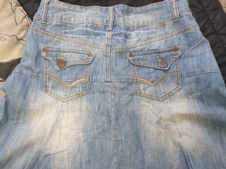 Юбка.  Джинсовая