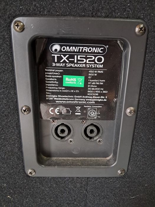 Se vând 2 buc boxe de nuntă