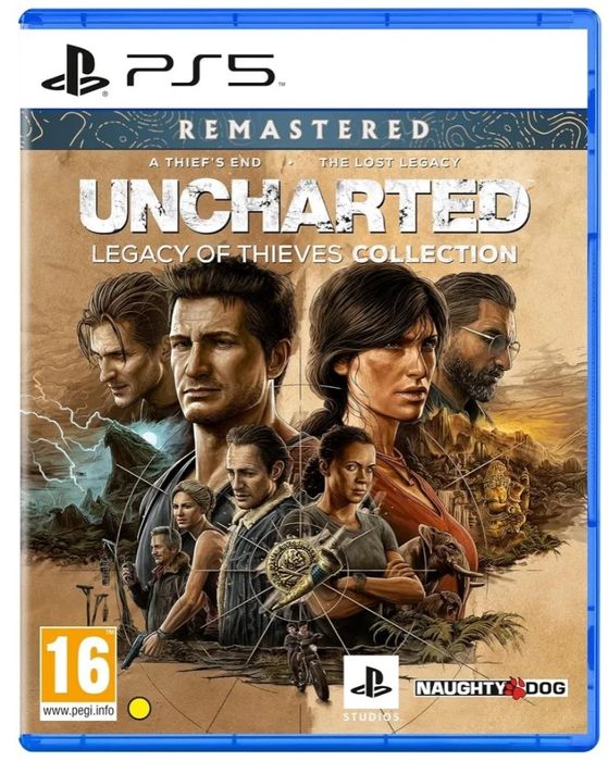Uncharted: Legacy of Thieves Collection PS5 диск