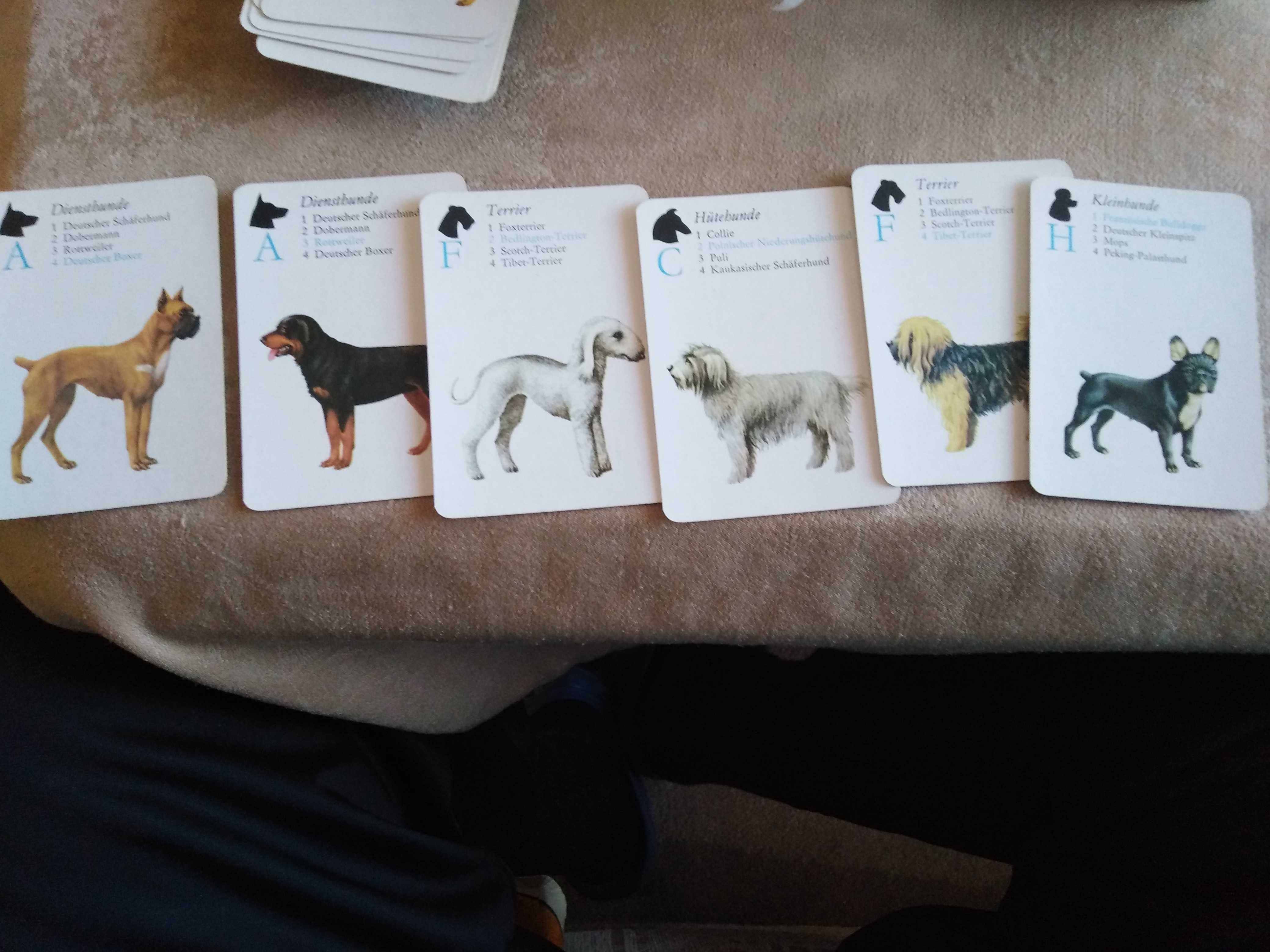 Колекционерски карти за игра, с кучета