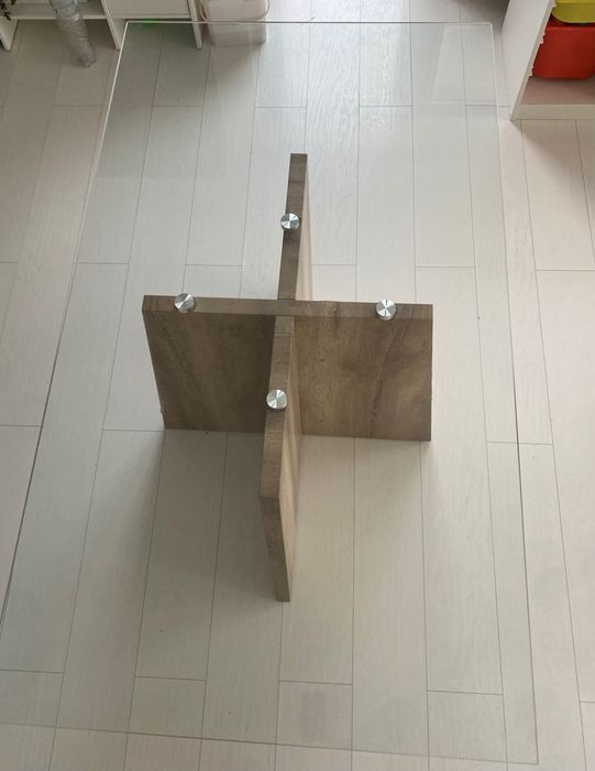 Masa dining de sticla 90x160