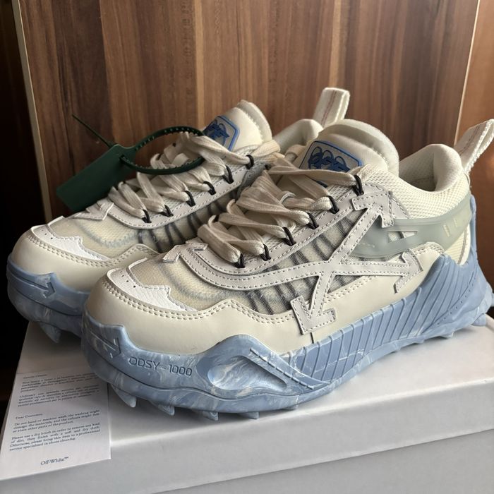 Off-White Odsy 1000 Marble Blue NOI Full Box 41,42,42,44