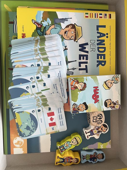 Joc boardgame Tarile lumii, HABA, 2-4 jucatori, +8 ani