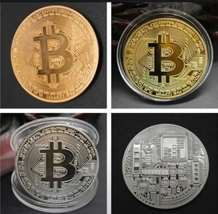 Сувенирные монеты Биткоин