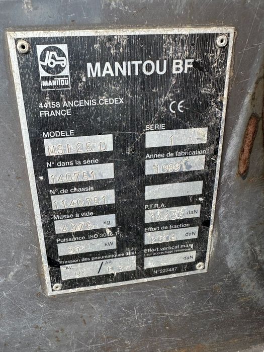 Vand manitou 2.5 tone