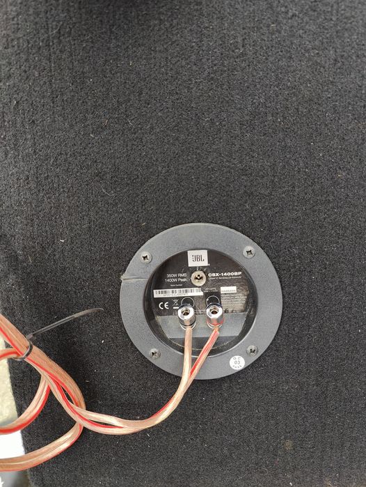 Subwoofer jbl csx-1400bp și amplificator crunch gpx 600.2