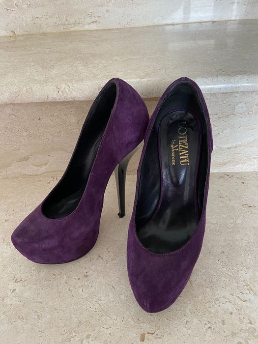 Pantofi Catalin Botezatu marimea 36 piele intoarsa