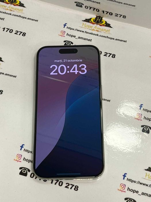 Hope Amanet P13 / iPhone 15 Pro Natural Titanium