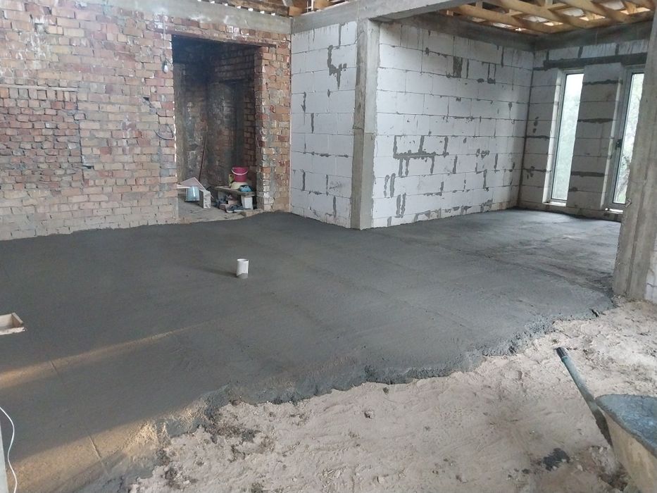 Стяжка пола обычная