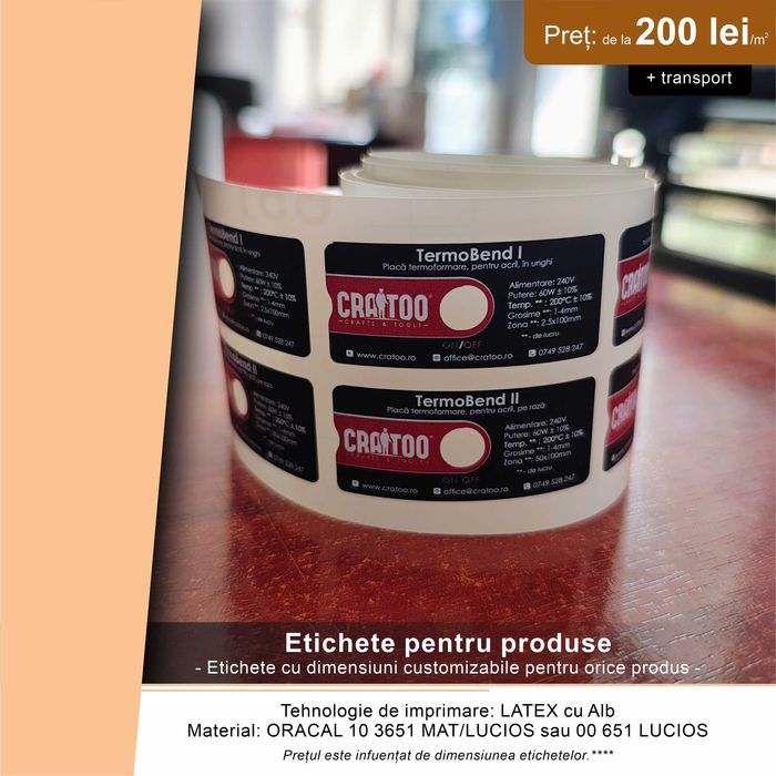 Etichete produse, Sigilii, Timbre de omologare, Stickere