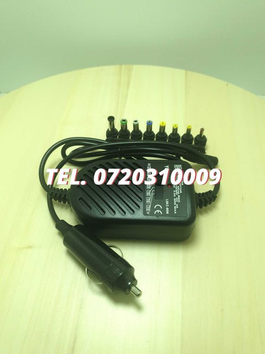 Alimentator Auto Universal Laptop12v 8 Capete Schimb