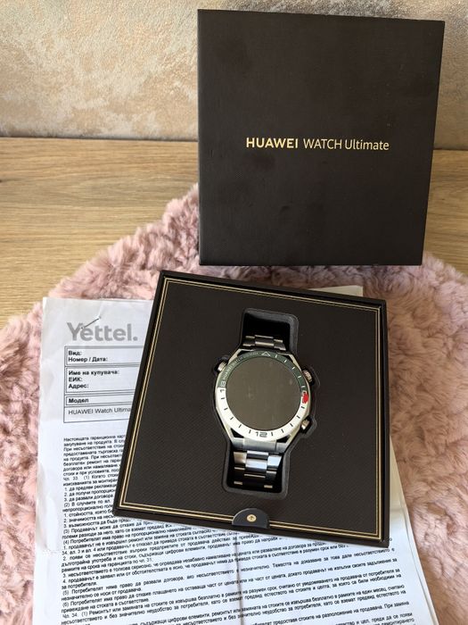 Гаранция до 2027 година, Huawei Watch Ultimate Titanium Green.