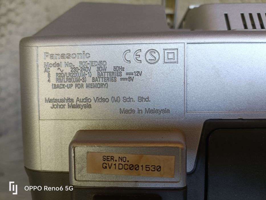 Radio casetofon Panasonic RX-ED50 boombox hi-fi