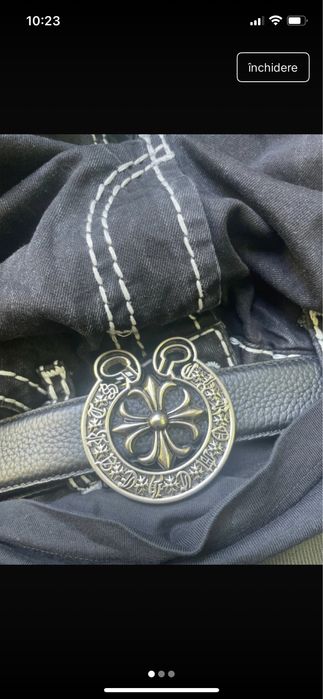 Chrome Hearts belt curea y2k