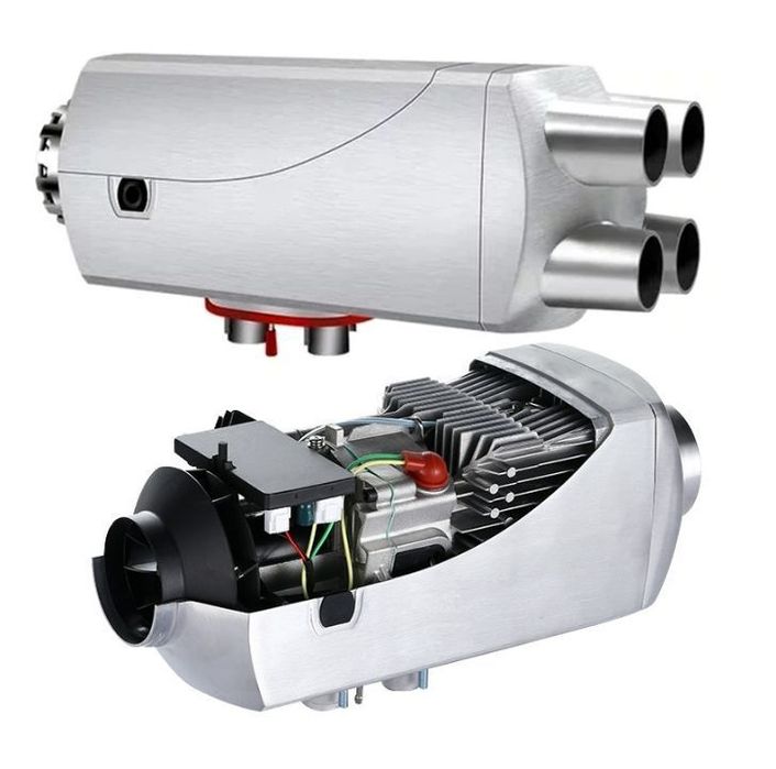 Sirocou a12-24v, premium din aluminiu, încălzire staționară