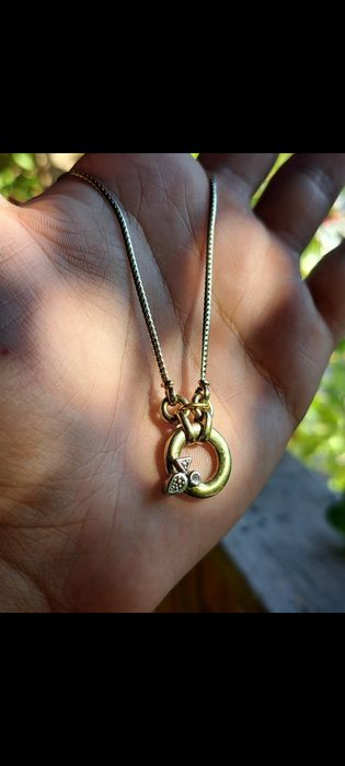 Set aur 8k colier si cercei cu diamant
