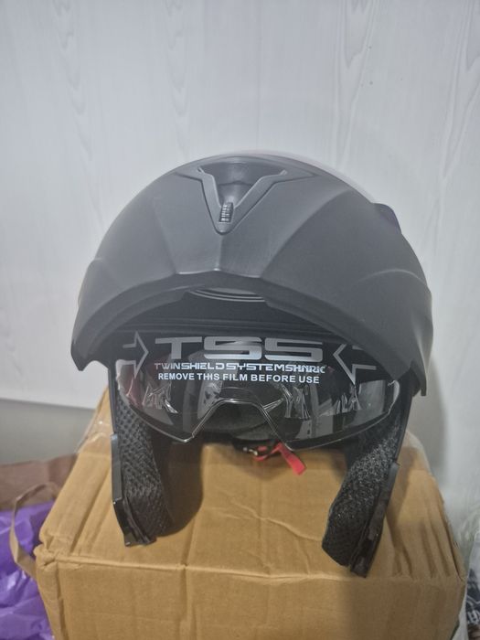 Casca scuter atv moto flip-up XL
