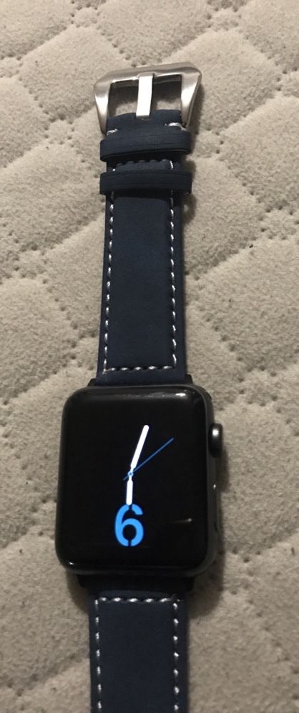 Vand curea Apple Watch, ocean blue