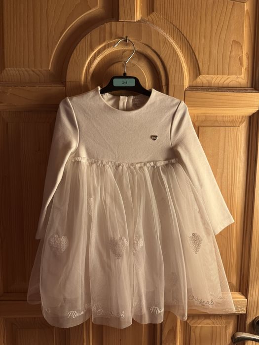 Rochie alba botez 86