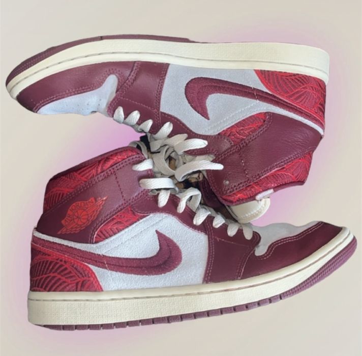 Air jordan 1 Mid Tiki leaf