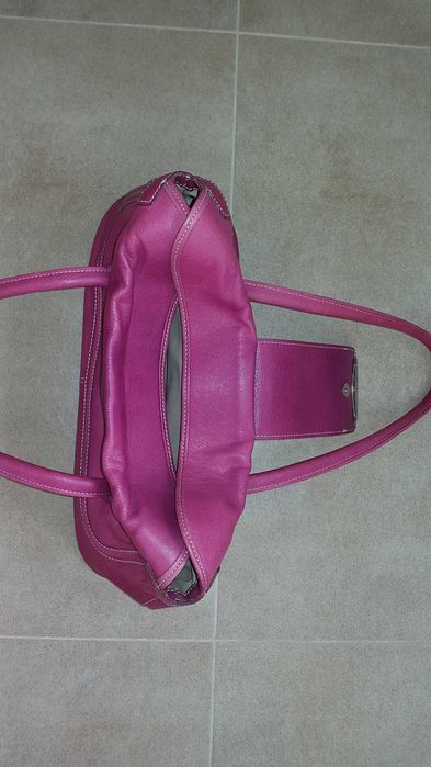 Маркова чанта от кожа Minelli с подарък втора чанта на ТОП цена