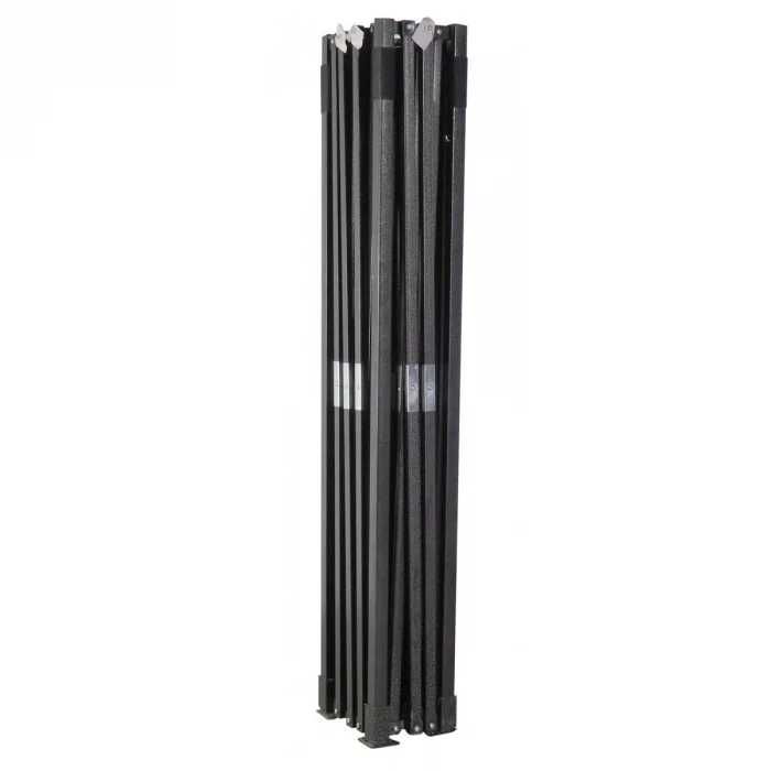 Pavilion de grădină pliabil tip acordeon cadru metalic 3 x 4 m verde