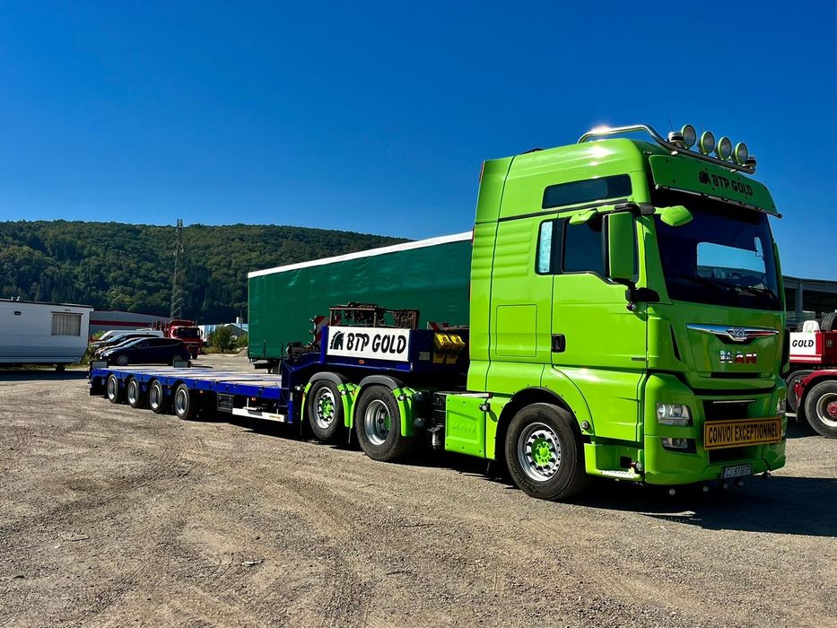 Trailar agabaritic Faymoville 4 axe extensibil