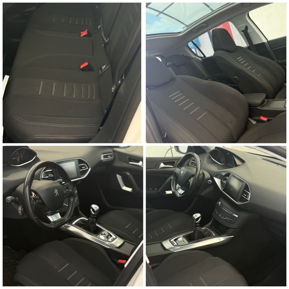 Peugeot 308 / 1.6 benzina / 2014 Euro 6 / Panoramic / Alb perlat