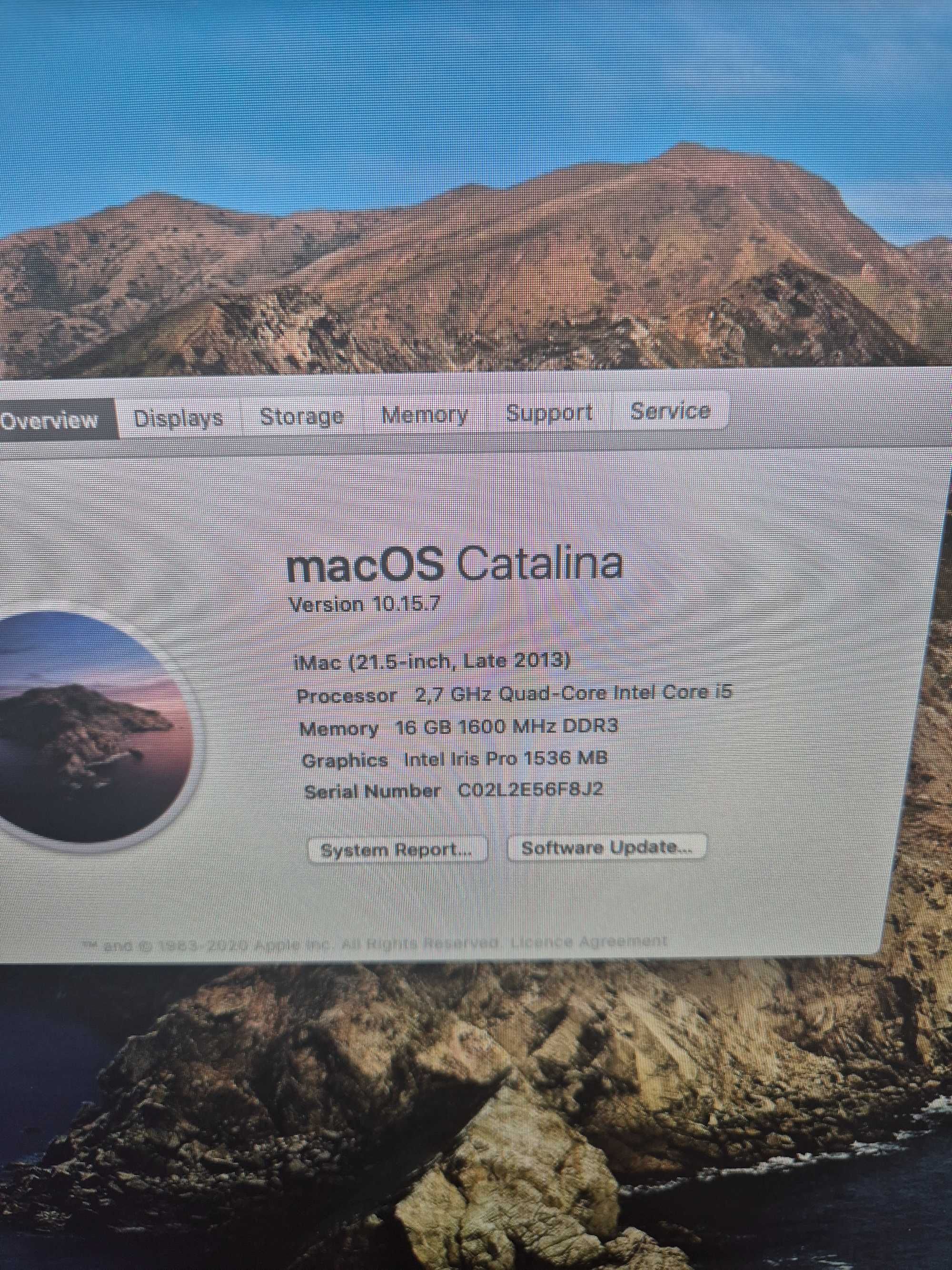 iMac 21.5 inch, Late 2013 - i5, 16GB RAM, 1TB HDD