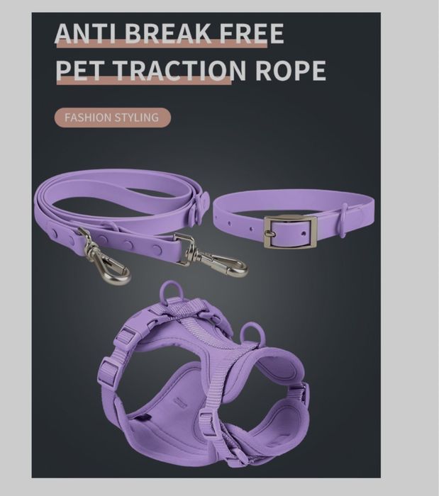 Set 4 piese, contine zgarda, lesa, ham si dispenser pentru pungi,