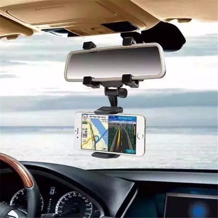 SUPORT TELEFON Car Rearview Mirror Mount Holder Stand Cradle