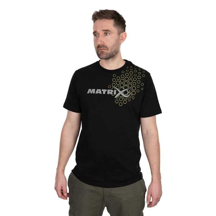 Тениска Matrix Hex Print T-Shirt (Black)