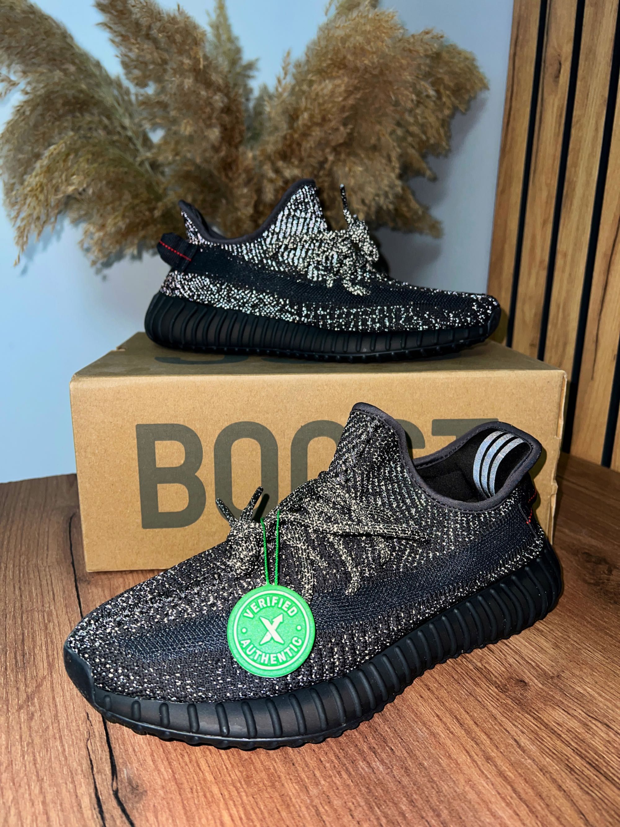 37-46 Adidas Yeezy Boost 350 V2 Static Black Rf