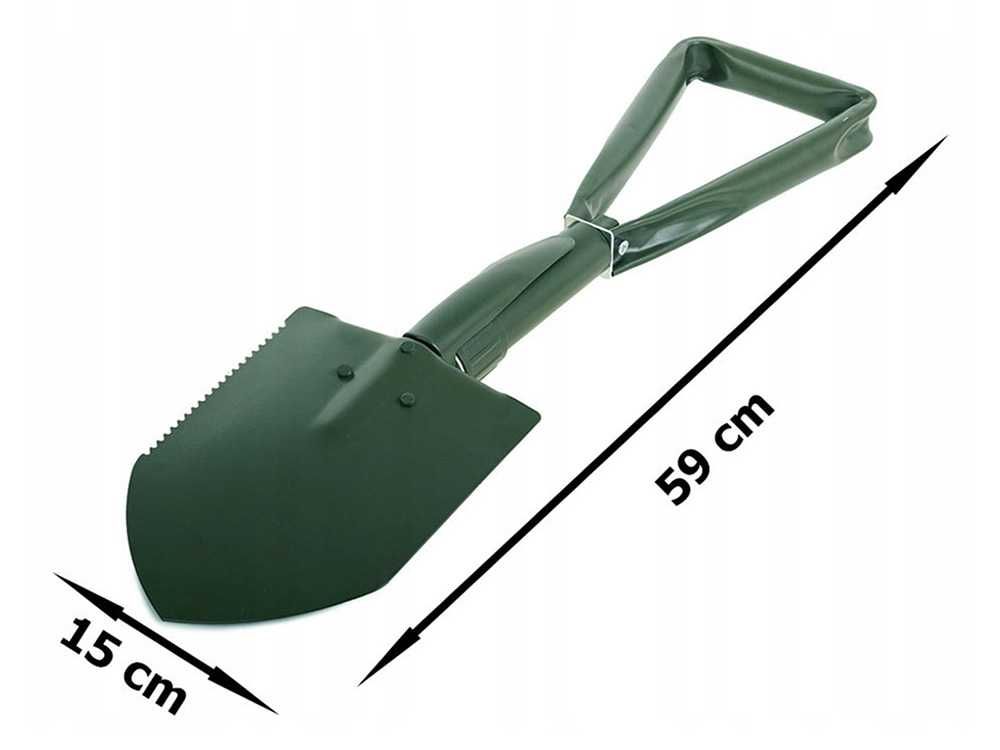 Лопата мултифункционална, тактическа 3в1, 59 см, VG14060