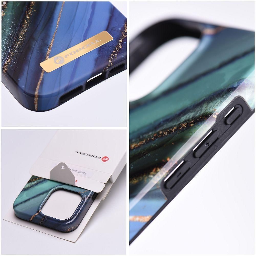 Кейс forcell f-protect mirage magsafe за iphone 15 pro jade marble