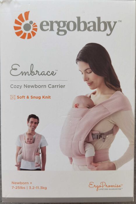 Ергономична раница ErgoBaby Embrace Soft Knit