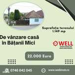 De vânzare casă familială în Bățanii Mici