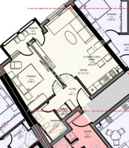Продава се Двустаен апартамент в Поморие - 58 кв.м за 2308 €/кв.м - Снимка #1