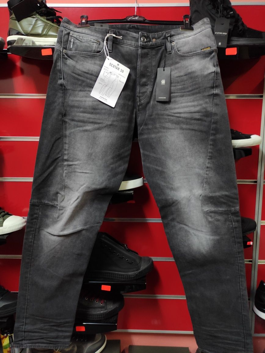 Дънки G-star Raw Scutar 3D Slim Tapered W34 L32 нови оригинални мъжки