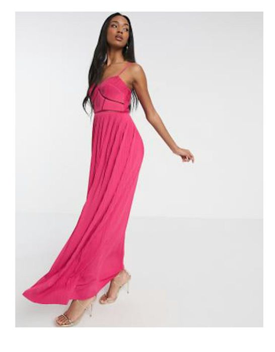 Чанта Valentino в цикламено